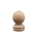 Topi Newel kayu solid mewah untuk pagar tangga