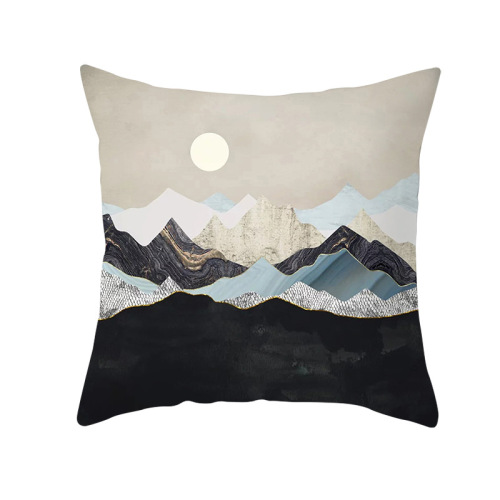 Cotton Velvet Cushion Covers Custom Design Heated Printed Pillow Case Supplier