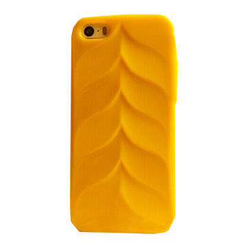 Leaf Cute Silicone Mobile Phone Case for iPhone 5/5S, Easy to Put-on and Remove