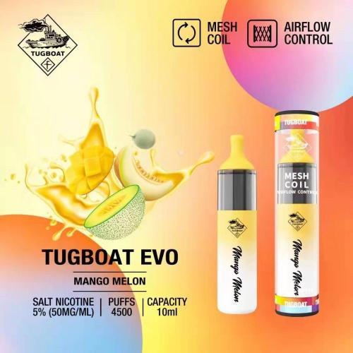 Tugboat Evo 4500puffs Vape descartável