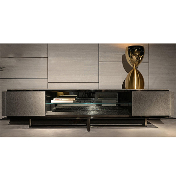 China Custom Made Marble TV Table with Storage