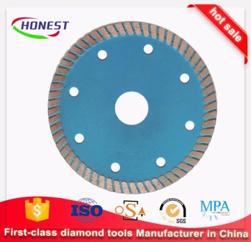 China HONEST Diamond saw blade hot press sintered turbo type 200mm For marble China supplier