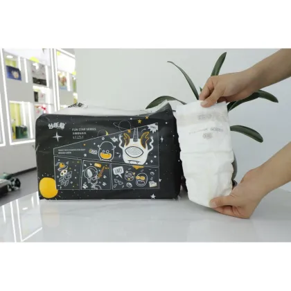 Breathable Back Layer Baby Tape Diapers