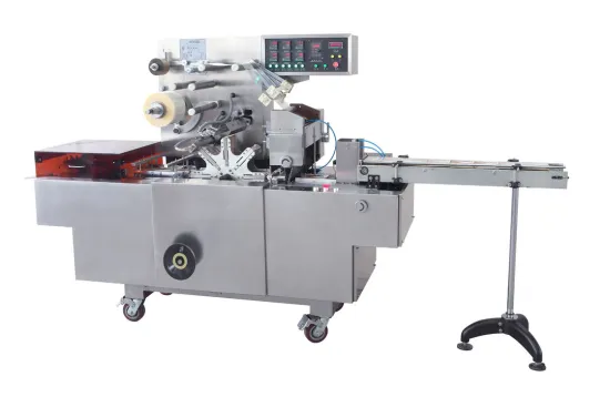 Automatic Transparent Film Over Wrapping Machine For Pharmacy / Health Products 50hz 4kw