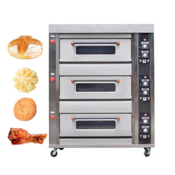 Commercial Gas Bakery 3 Deck and 1 Deck Electric Automatic Bread Oven for Big Cakes and Baking