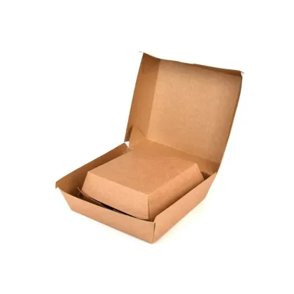 Custom Corrugated Hamburger Box