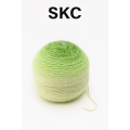SKC Core Spun Ring Spun Anti-Pilling Fio Slub 80% Acrílico 20% Nylon Fantasia Rainbow Tingimento NM3.6 Tricô Manual de Força Média