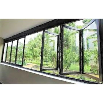 Thermal Break System Residential Folding Aluminium Windows