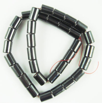 Koraliki z rurkami hematytowymi 8X12MM