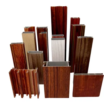 Customized Aluminum Profiles with Wood Grain Finish