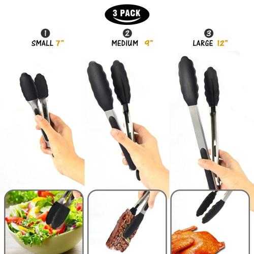 Ensemble de pinces de cuisine pour cuisiner ou griller