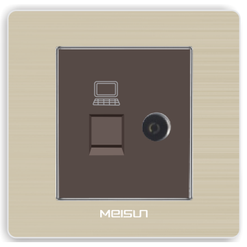 BS stander satellite outlet and Lan socket