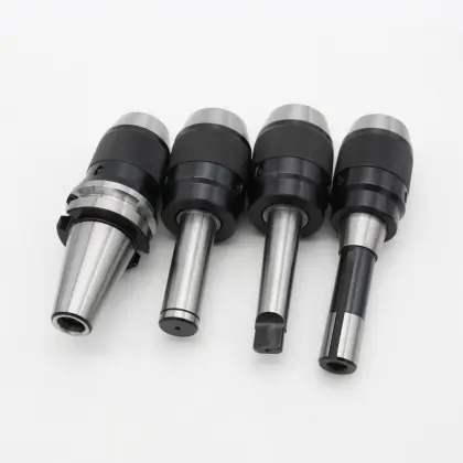 Integrated Drill Chucks with R8 Shanks