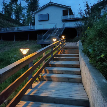 Solar-Powered Garden and Wall Lights