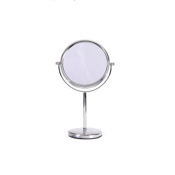 Specchio di trucco rotondo a doppia faccia di ingrandimento per casa e salone con logo personalizzato