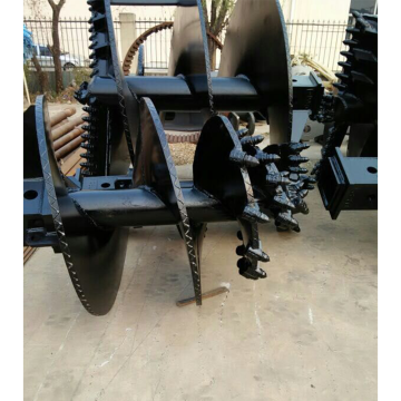 Factory Manufacturer Bottom Plate Thickening Rock Drilling Screw Tool Earth Auger Bit For Piling Rig