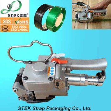 PET plastic strap handheld portable pallet strapping machine manual