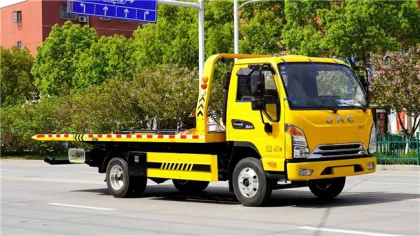 Hot Selling JAC 4*2 LHD Flatbed Wrecker Towing Truck