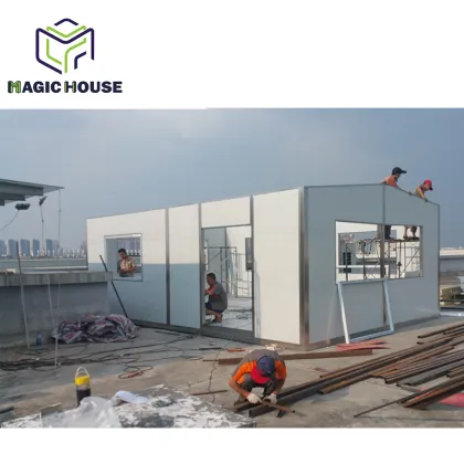 Flat pack shipping luxury home prefab container house hong kong