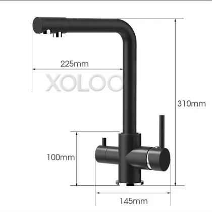 XOLOO Hotel and Family Bathroom Faucet: Single Handle Under Counter Basin Washbasin