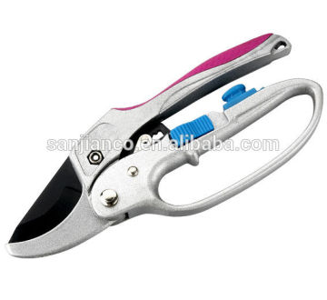 SJPS-161 Rachet pruner with aluminum handle , ratchet handle pruner