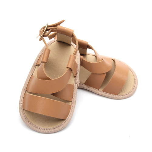 flips flops Breathable Summer Leather Baby Sandals Shoes Factory