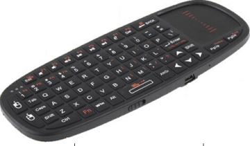 2.4G Wireless Keyboard with Laser Pointer + Dpi Adjustable Touchpad