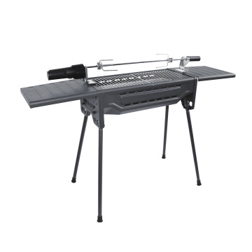 Charcoal Grill Outdoor Folding Auto Flip Skewers Rotate Roast Camping Outdoor Charcoal Grill Factory