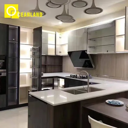 Modern European Kitchen Furniture Customization in Guangzhou