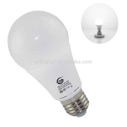 Great light output e26 10w 1000lm day light dimmable 277v a19 e26 led bulb