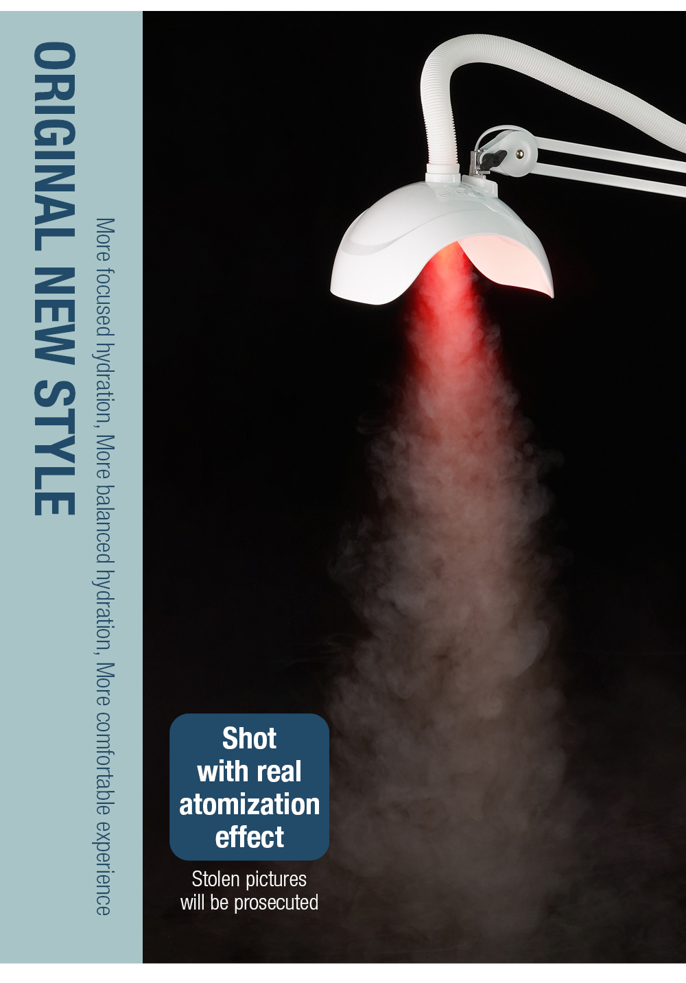 facial steamer with magnifying lamp