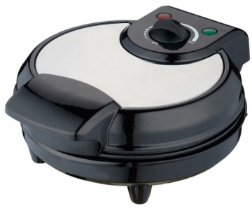 1200W Waffle Maker with Ice Cone Plate Option and Temperature Control Knob