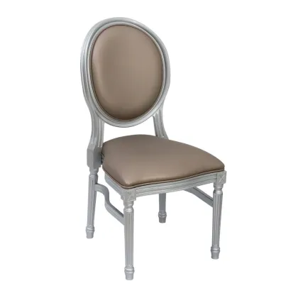 Hot sale luxury resin crystal dining louis ghost wedding chair