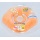 Inflatable baby floating ring for baby bathing