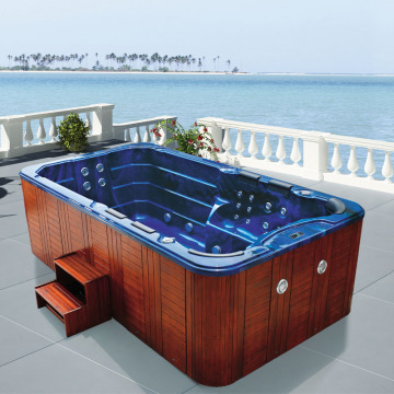 CE Hydro Massage Above Ground Swim Pool Spa with Freestanding Acrylic Bathtub and Jet Covers