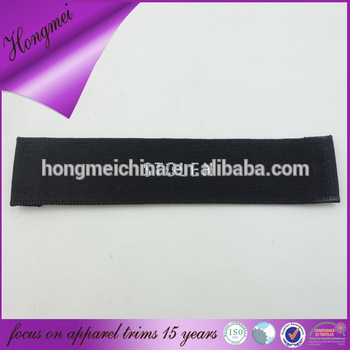 Silk weaving clothing main tags custom garment label