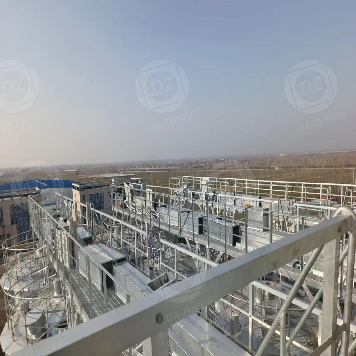 Iron and steel metallurgy industry silos