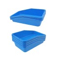 Industrial Food Grade Plastic Storage Tray Moving Crates