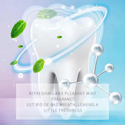 Herbal Mint Flavored Niacinamide Whitening Toothpaste for Yellow Teeth
