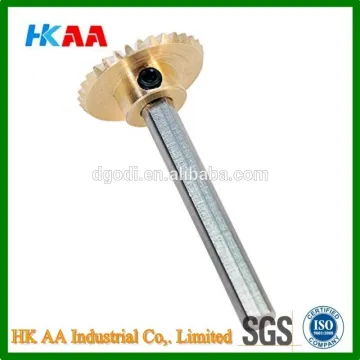 Precision CNC machining brass toy bevel gears, micro toy straight bevel gears