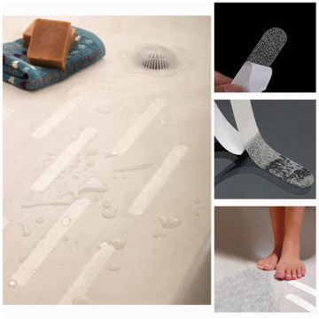 Bathroom anti slip tape transparent