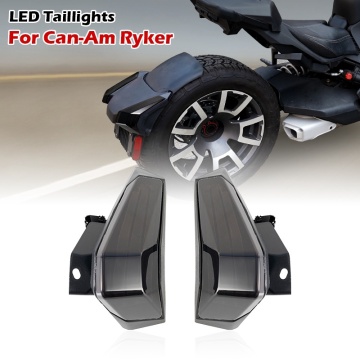 Black Lens LED Tail Light Rear Lamp Assembly for Can Am Ryker 900 - YongJin ATV Accessories