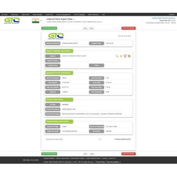 India Importar datos personalizados de muñequera