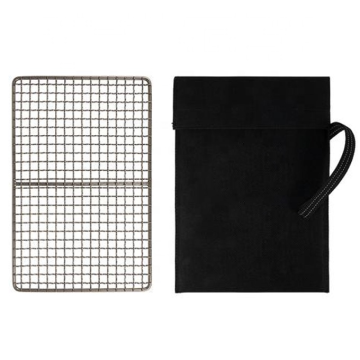 Barbeku Wire Mesh Titanium Grill Plate Mesin bbq