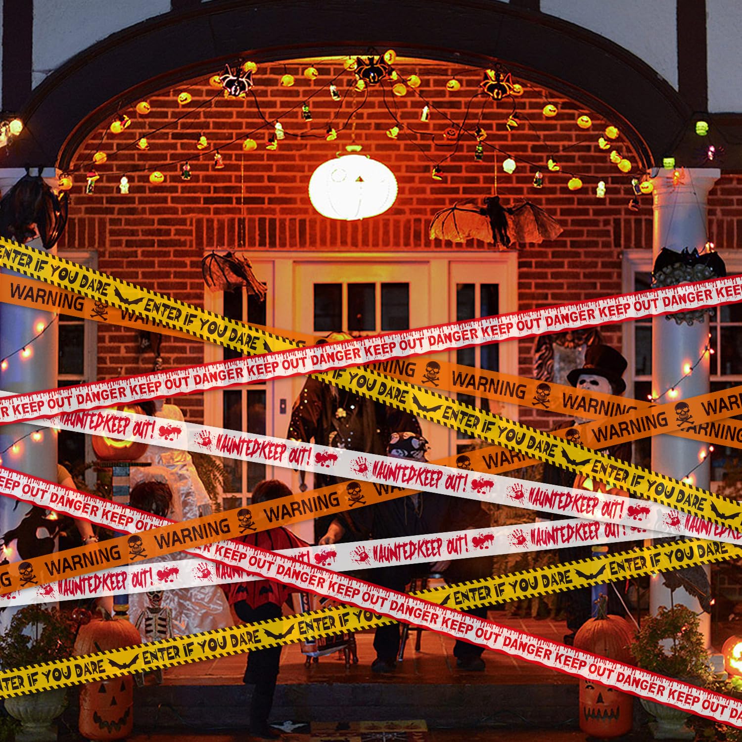caution tape for Halloween