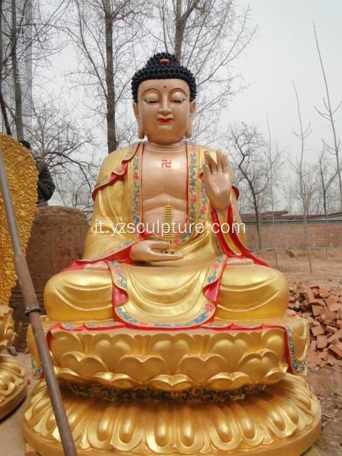 Scultura di bronzo del Buddha dell'oro in vendita