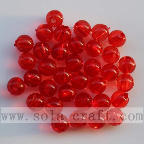 Mix Color Round Clear Acrylic Curtain Spacer Beads