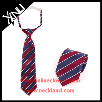 Polyester Woven Wholesale Elastic Polyester Necktie Child