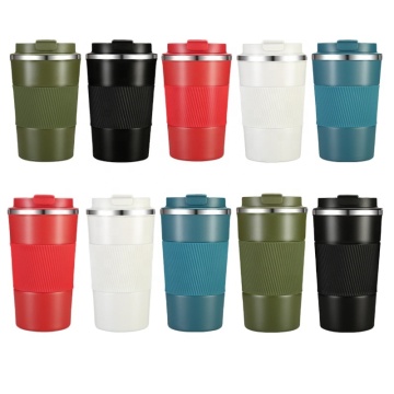 Coppa di caffè in acciaio inossidabile a bocca larga dal logo (380 ml/500 ml)