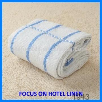 100% cotton white hotel towel and face towel plain jacquard